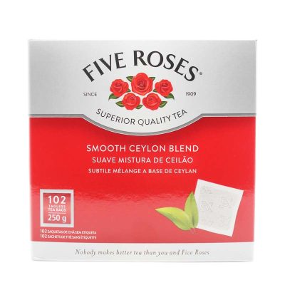 102 bags of five roses smooth ceylon blend tea