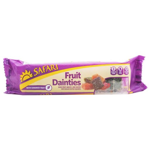 safari sugar coated sweet fruit dainties squares