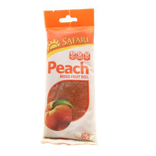 safari south african peach mixed fruit roll sweet