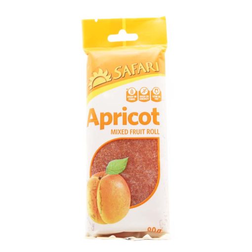safari south african apricot mixed fruit roll sweet