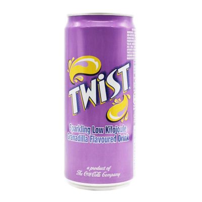 granadilla twist can soft drink by the coca cola company