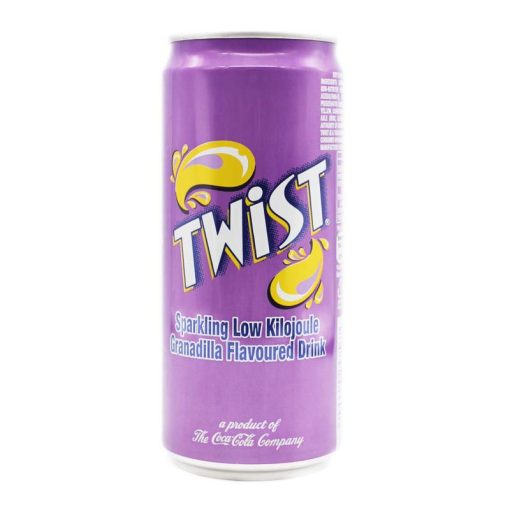 granadilla twist can soft drink by the coca cola company