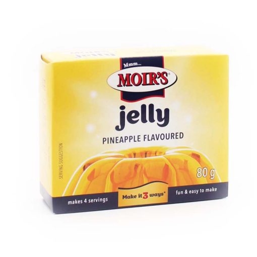 moirs south african pineapple flavoured jelly powder