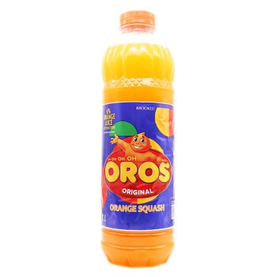 oros south african original flavoured orange squash 1 litre bottle