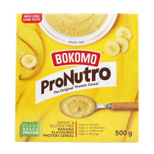 bokomo pronutro banana flavoured south african protein cereal