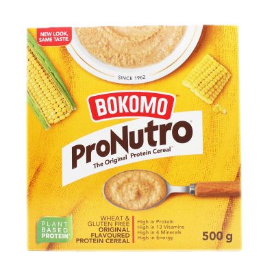 bokomo pronutro original flavoured south african protein cereal