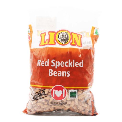 south african lion red speckled beans