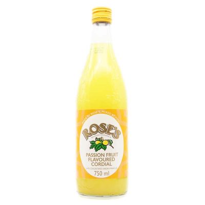 roses 750ml south african passion fruit flavoured cordial drink