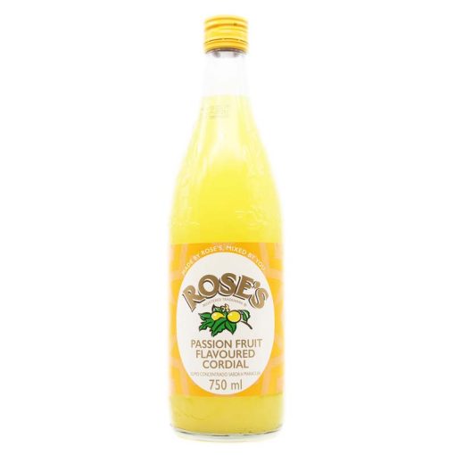 roses 750ml south african passion fruit flavoured cordial drink