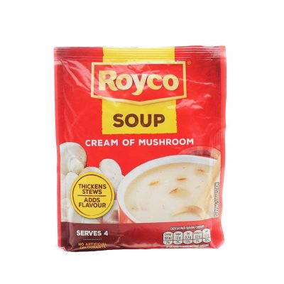 royco south african cream of mushroom soup powder four servings
